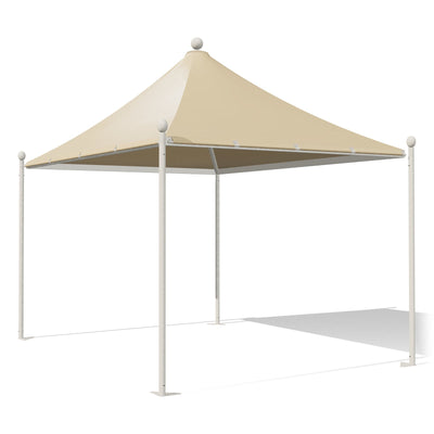 Gazebo 3x4 Airone New a punta con sfere