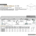 Gazebo 3X6 MT. AIRONE CORALLO - Gazebo Steel Pro