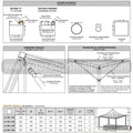Gazebo 3x6 MT AIRONE MIDDLE - Gazebo Steel Pro