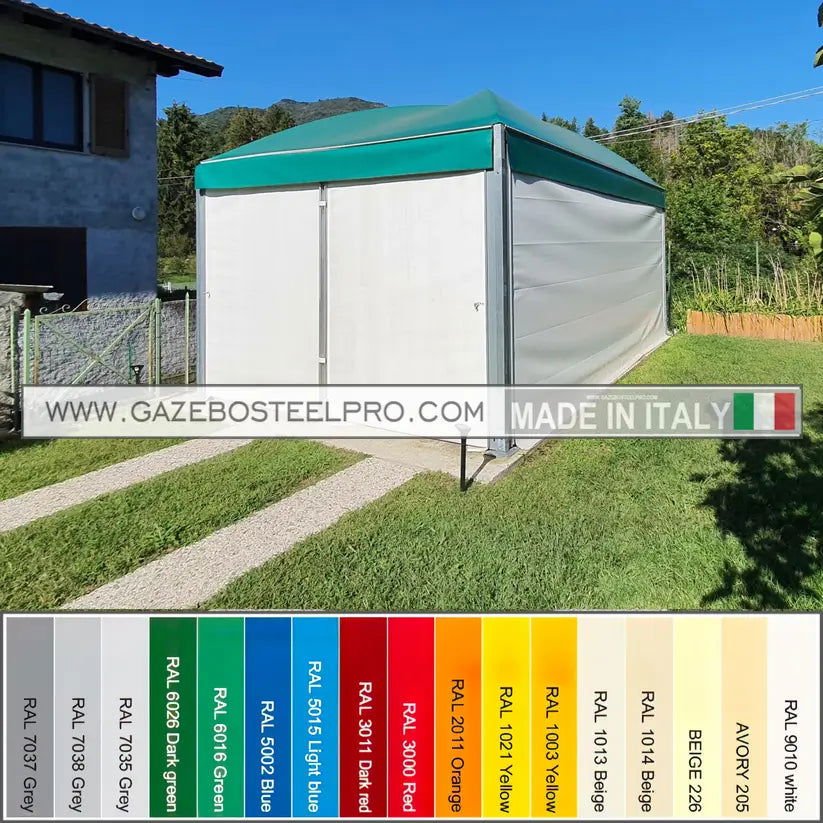 Gazebo 5x5 - GEMMA QUADRO - Gazebo Steel Pro