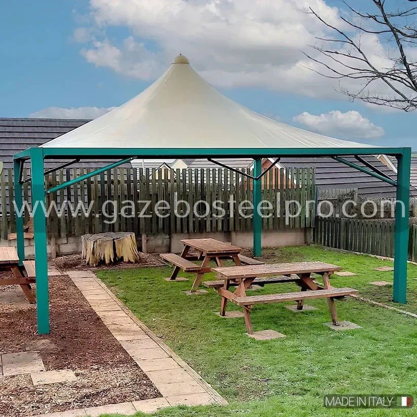Gazebo 6x6 MT - AIRONE MAX LEGGERO - Gazebo Steel Pro