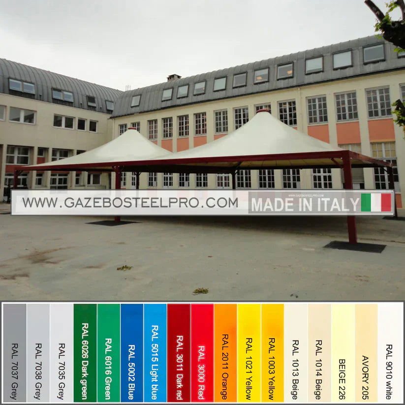 Gazebo 9x9 AIRONE MAX PESANTE - Gazebo Steel Pro