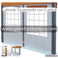 LATERALE IN PVC CON SISTEMA CARTER - Gazebo Steel Pro