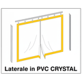 LATERALE SCORREVOLE IN CRYSTAL PER MINIMAX - Gazebo Steel Pro