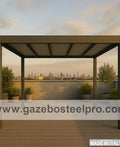 Pergola QBOX LINEA BASE – Modulo Autoprotante con Copertura Fissa in PVC - Gazebo Steel Pro