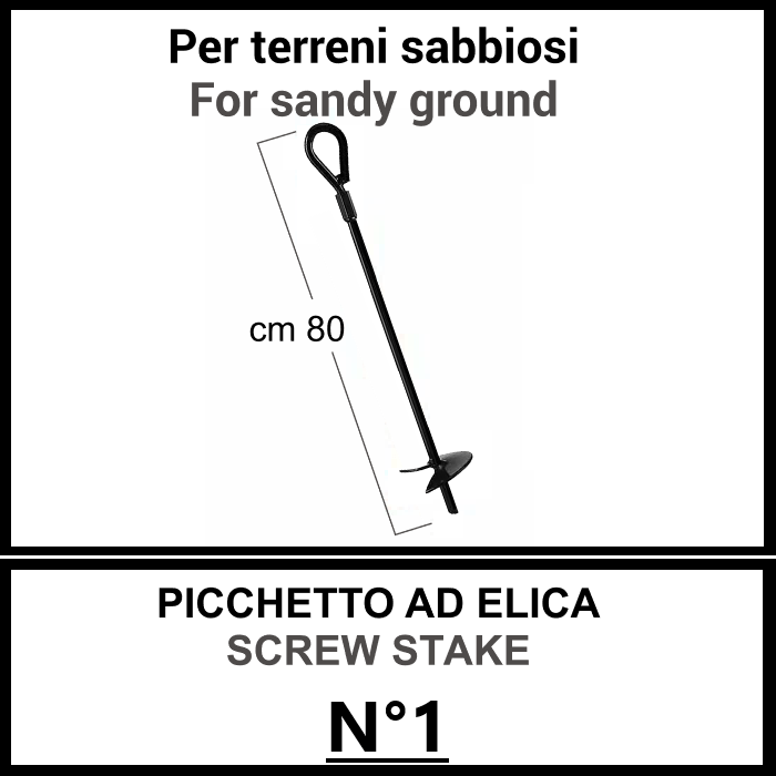 SISTEMA DI ANCORAGGIO - Gazebo Steel Pro