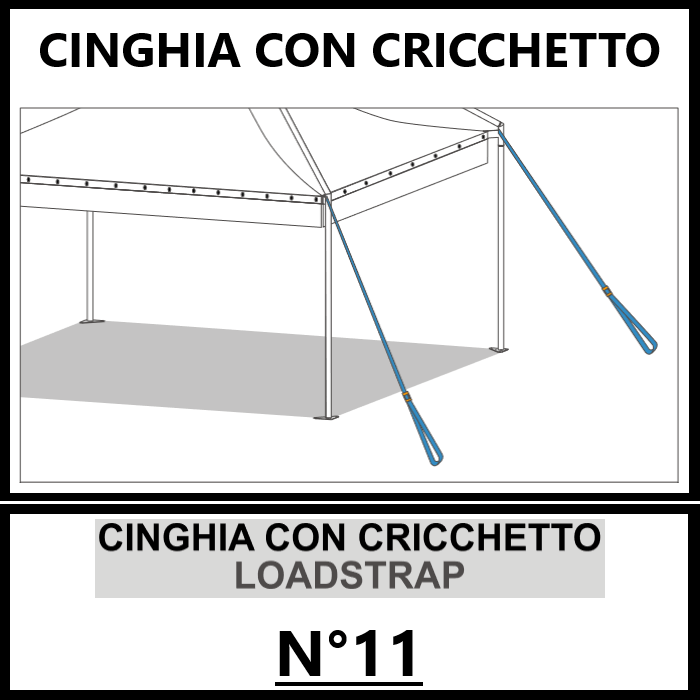 SISTEMA DI ANCORAGGIO - Gazebo Steel Pro