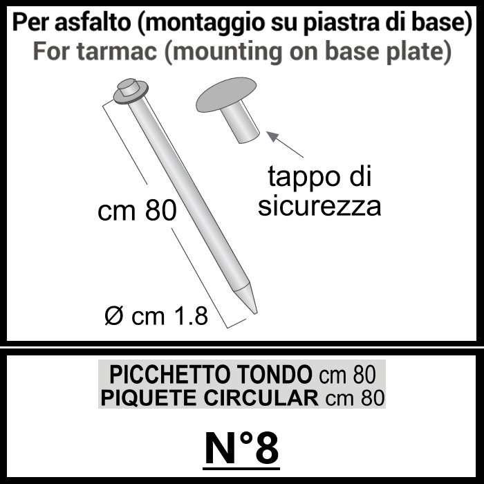 SISTEMA DI ANCORAGGIO - Gazebo Steel Pro