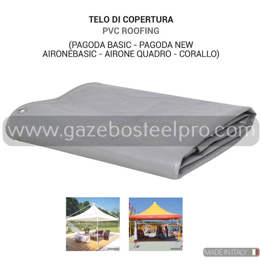 TELO DI RICAMBIO PER AIRONE E PAGODA - Gazebo Steel Pro