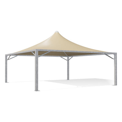 Gazebo 7x7 Airone Max Leggero con tetto a punta