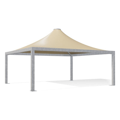 Gazebo 6x7 Airone Max Pesante con tetto a punta