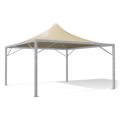 Gazebo 5x5 Airone Middle con tetto a punta