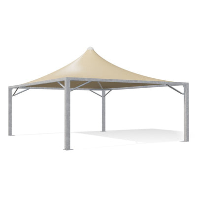 Gazebo 6x7 Airone Max Leggero con tetto a punta