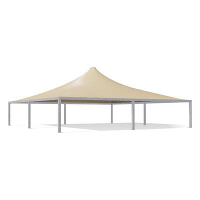 Gazebo 14x14 Airone Max Pesante con tetto a punta