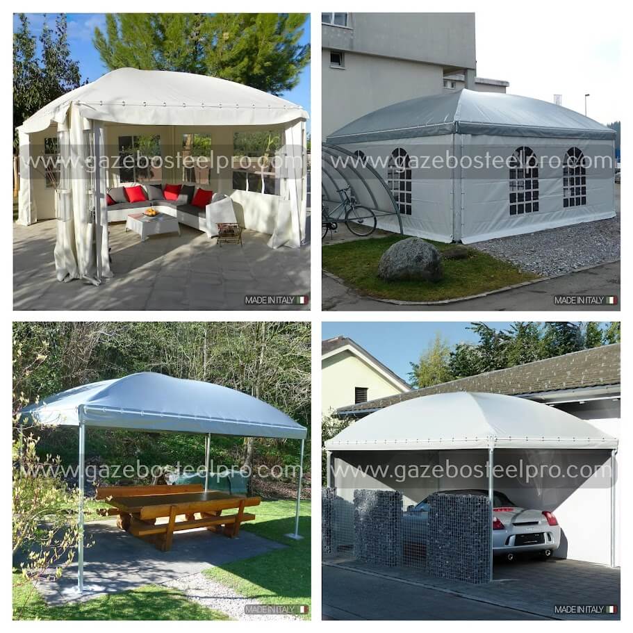 Gazebo Cicogna System serie 60 - Gazebo Steel Pro