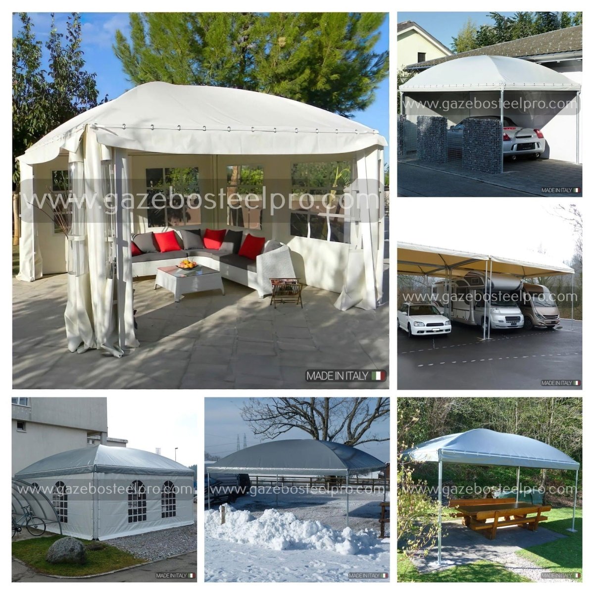 Gazebo Professionali CICOGNA SYSTEM - Gazebo Steel Pro