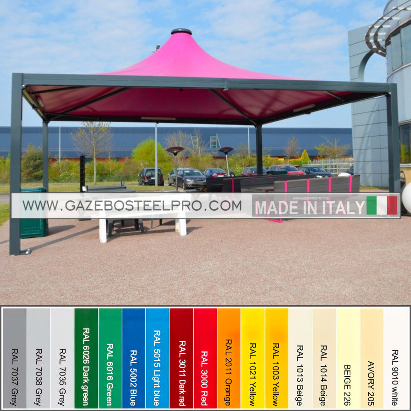 Gazebo 4x7 AIRONE MAX PESANTE - Gazebo Steel Pro #