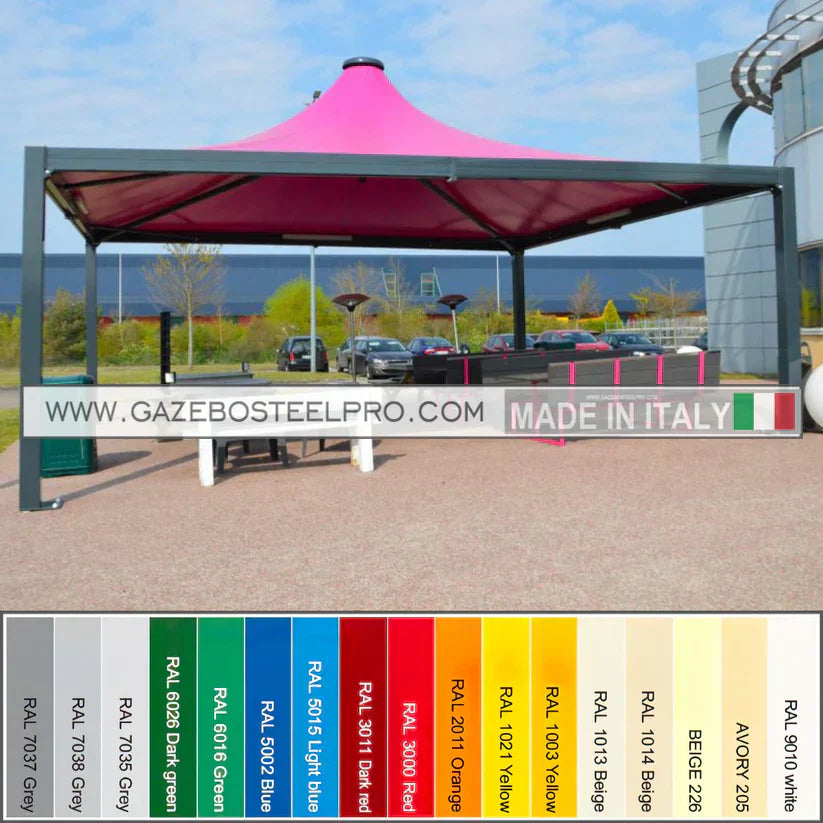 Gazebo 9x9 AIRONE MAX PESANTE - Gazebo Steel Pro #