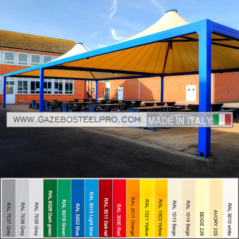 Gazebo 4x7 AIRONE MAX PESANTE - Gazebo Steel Pro #