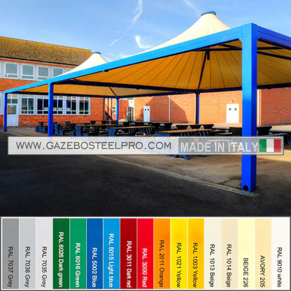 Gazebo 15x15 AIRONE MAX PESANTE - Gazebo Steel Pro #