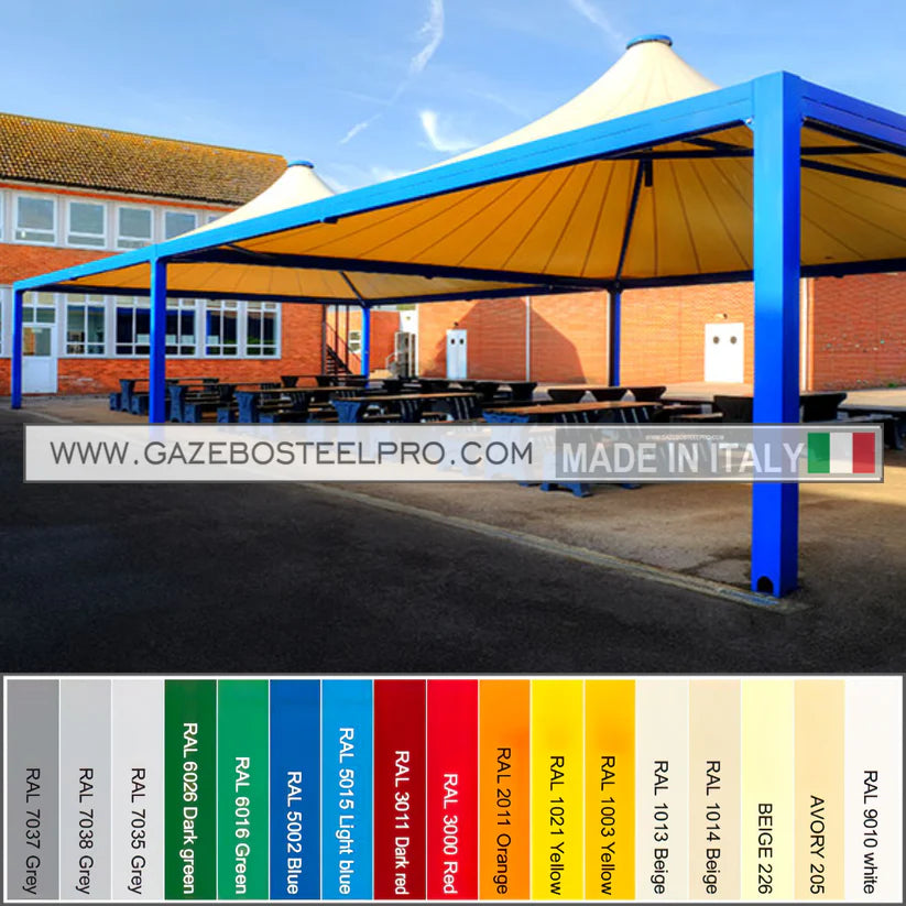 Gazebo 4x8 AIRONE MAX PESANTE - Gazebo Steel Pro #