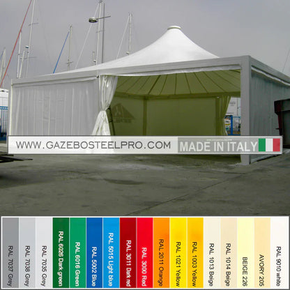 Gazebo 6x7 AIRONE MAX PESANTE - Gazebo Steel Pro #