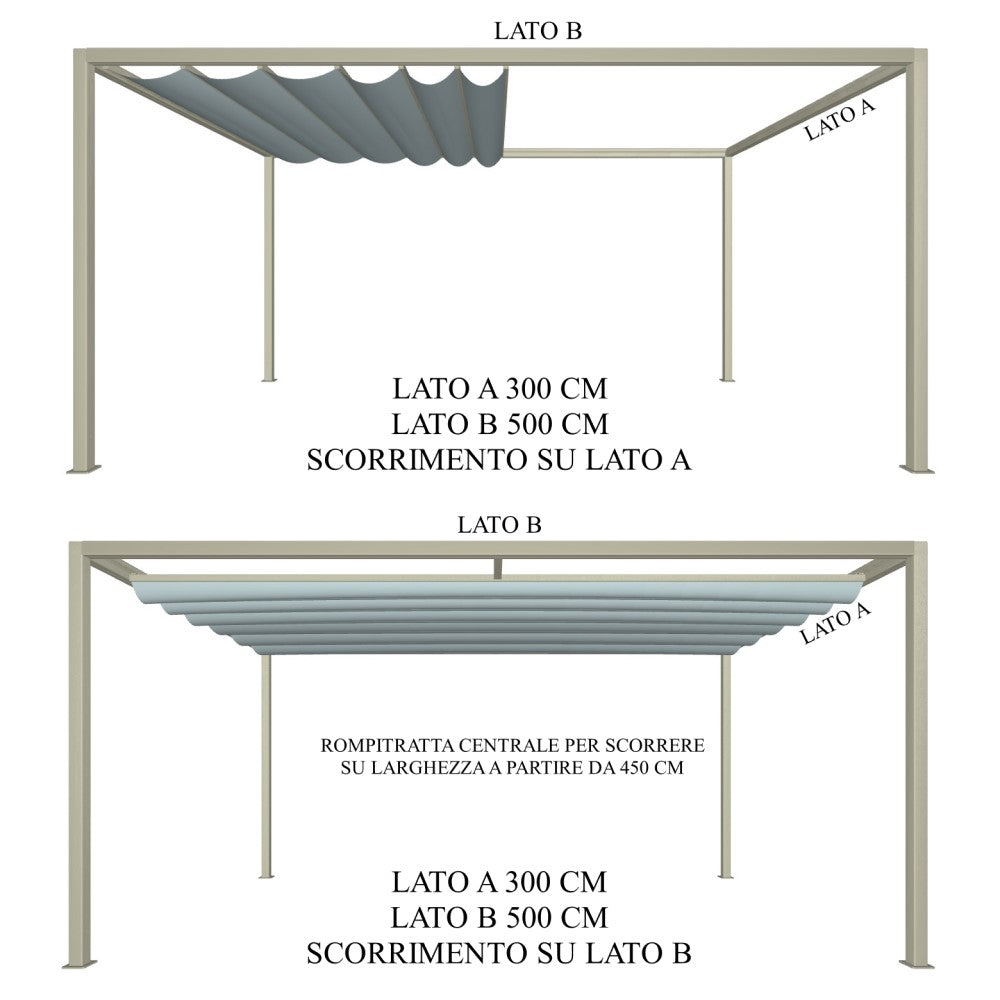 PERGOLA BEACH AC - Gazebo Steel Pro #