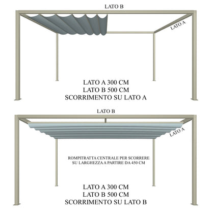 PERGOLA BEACH AC - Gazebo Steel Pro #