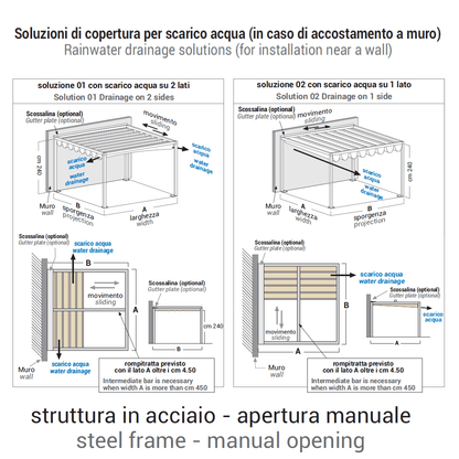 PERGOLA BEACH AC - Gazebo Steel Pro #