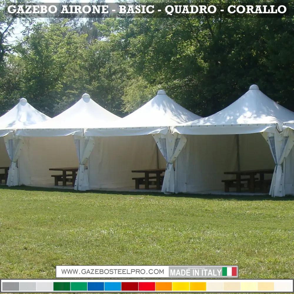 Gazebo 3x5 MT - AIRONE BASIC - Gazebo Steel Pro #