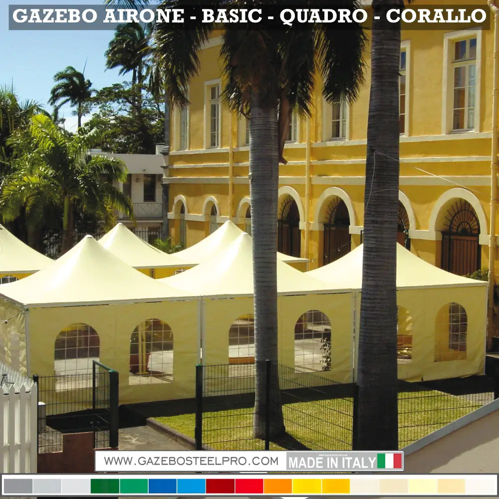 Gazebo 3x6 MT - AIRONE BASIC - Gazebo Steel Pro #