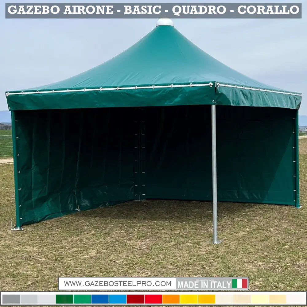 Gazebo 3x5 MT - AIRONE BASIC - Gazebo Steel Pro #