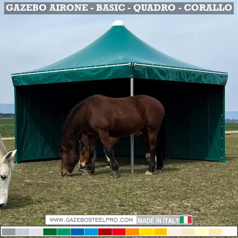 Gazebo 3x6 MT - AIRONE BASIC - Gazebo Steel Pro #