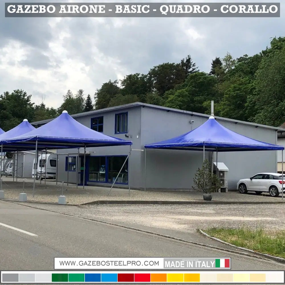 Gazebo 4x6 MT - AIRONE BASIC - Gazebo Steel Pro #