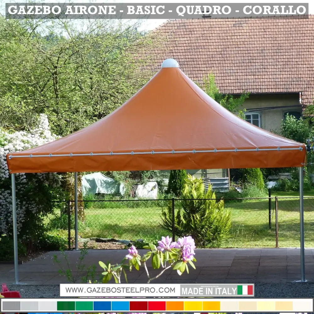 Gazebo 4x5 MT - AIRONE BASIC - Gazebo Steel Pro #