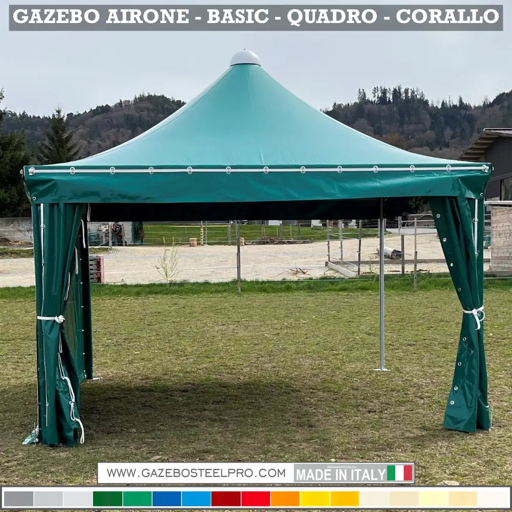 Gazebo 4x5 MT - AIRONE BASIC - Gazebo Steel Pro #