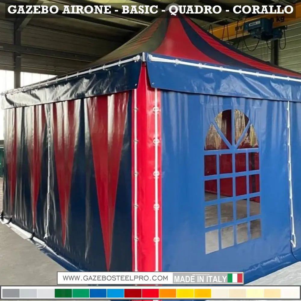 Gazebo 4x5 MT - AIRONE BASIC - Gazebo Steel Pro #