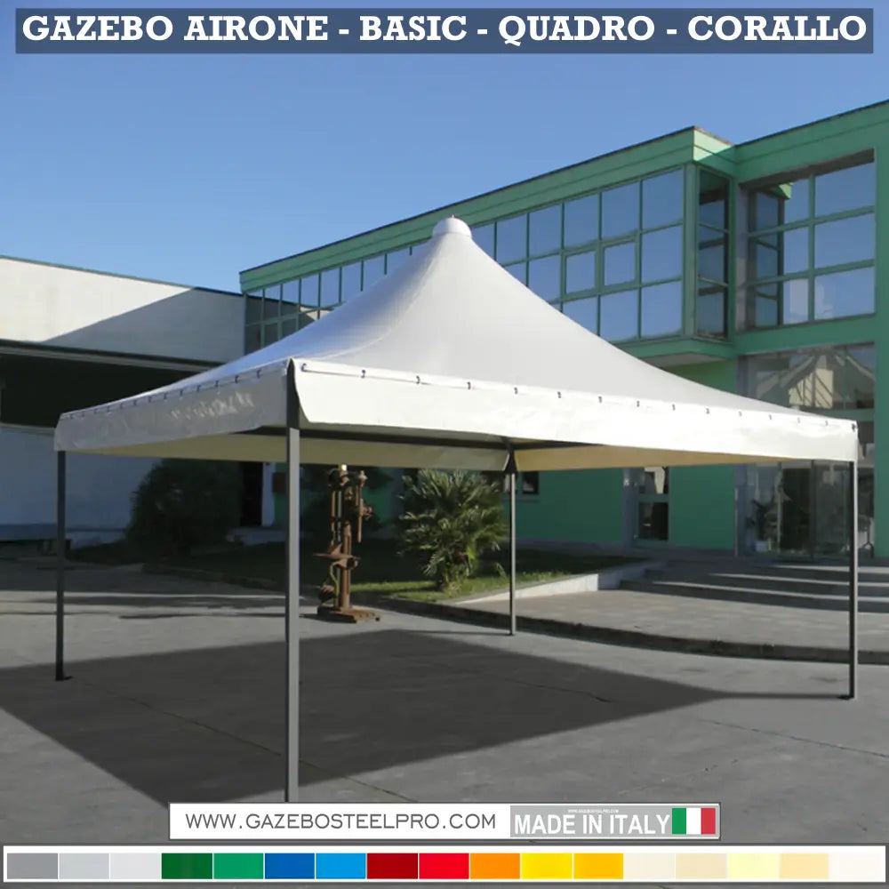 Gazebo 3x3 MT - AIRONE BASIC - Gazebo Steel Pro #