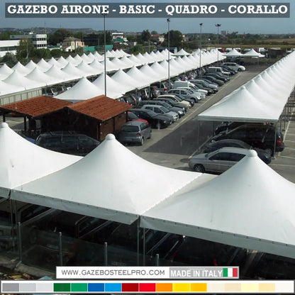 Gazebo 3x3 MT - AIRONE BASIC - Gazebo Steel Pro #