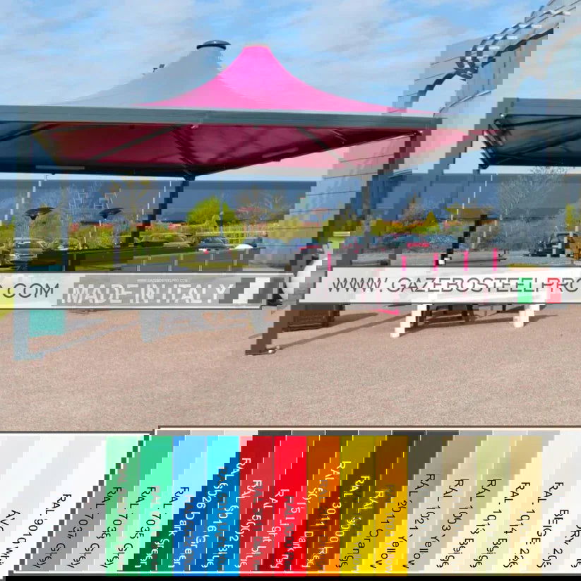 Gazebo 10x10 AIRONE MAX PESANTE - Gazebo Steel Pro