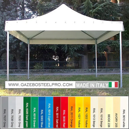 Gazebo 3x3 professionale - Gazebo Steel Pro