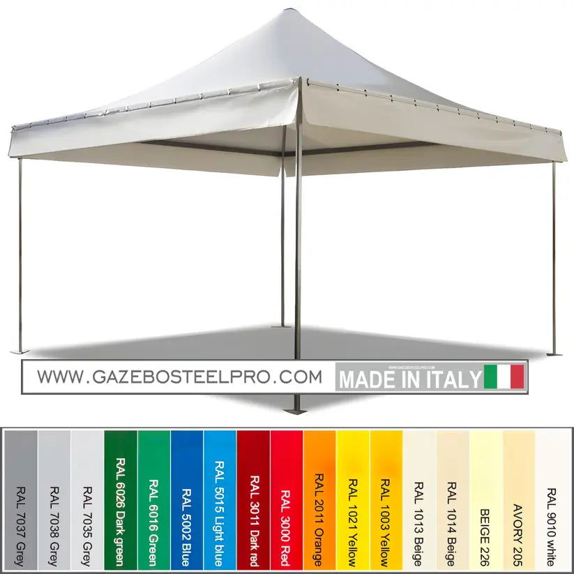 Gazebo 3x4 professionale - Gazebo Steel Pro