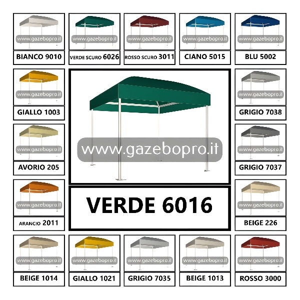 Gazebo 4x5 CICOGNA MINIMAX - Gazebo Steel Pro