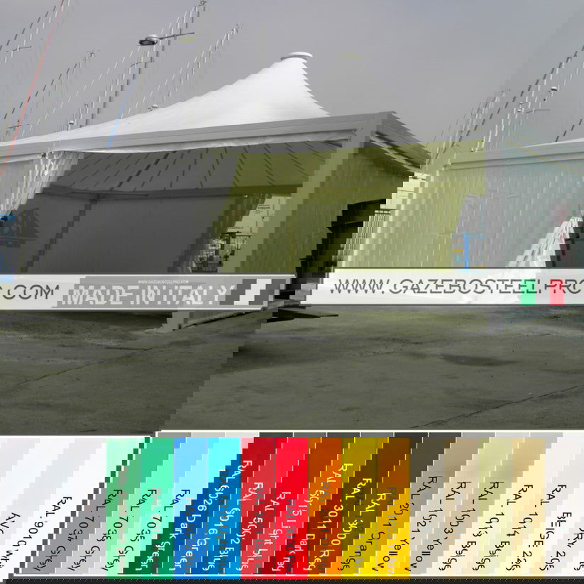 Gazebo 4x7 AIRONE MAX PESANTE - Gazebo Steel Pro
