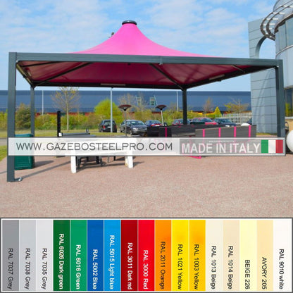 Gazebo 4x7 AIRONE MAX PESANTE - Gazebo Steel Pro