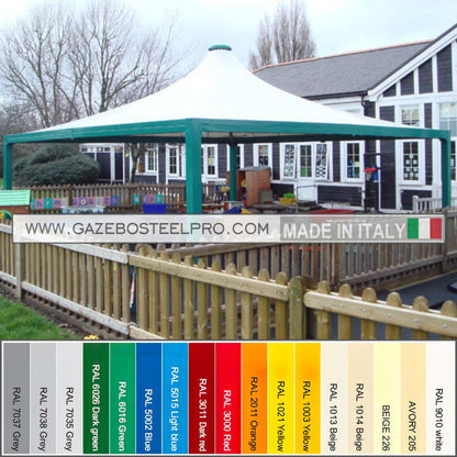 Gazebo 4x7 AIRONE MAX PESANTE - Gazebo Steel Pro