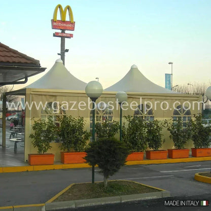 Gazebo 5x5 MT AIRONE MIDDLE - Gazebo Steel Pro