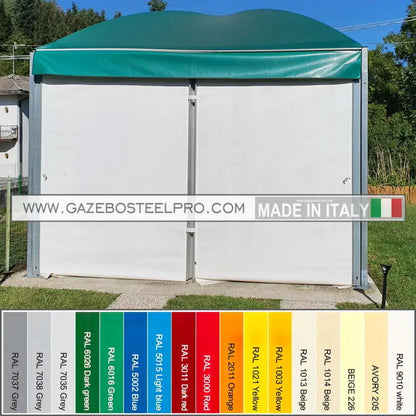 Gazebo 5x6 - GEMMA QUADRO - Gazebo Steel Pro