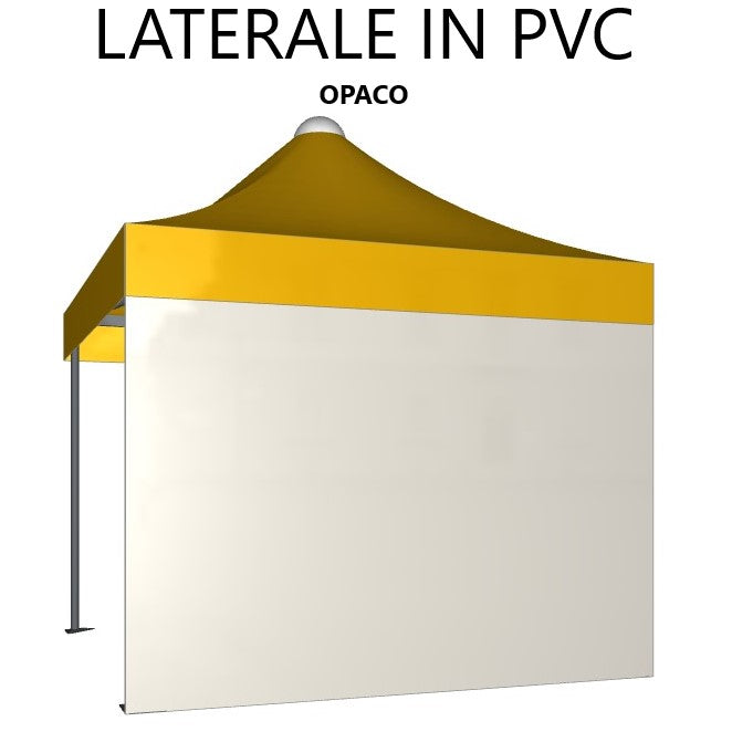 LATERALE IN PVC - Gazebo Steel Pro