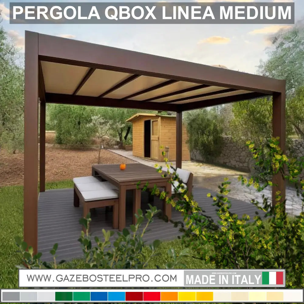 PERGOLA MODELLO LINEA MEDIUM - Gazebo Steel Pro #